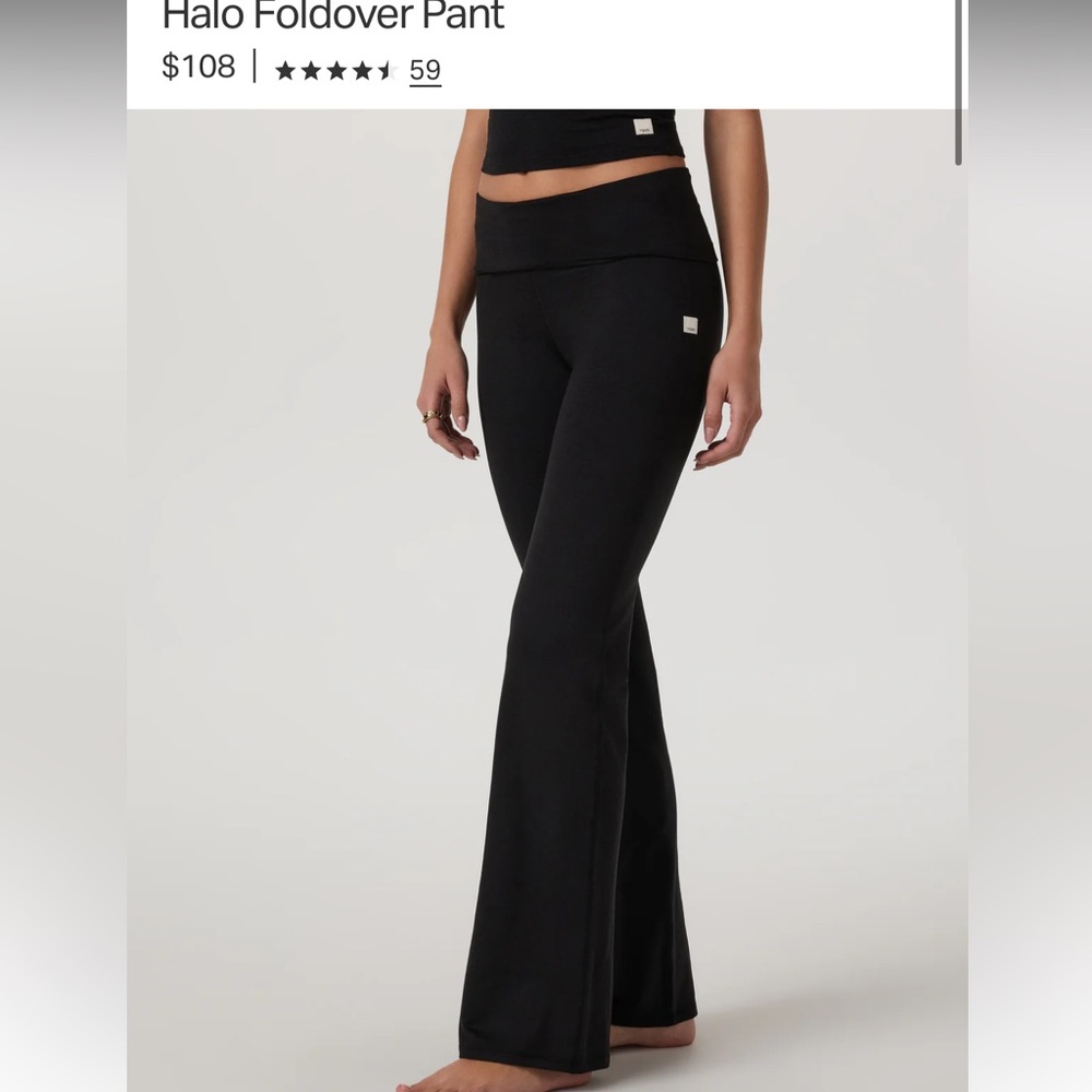 Vuori Women's Black Flare Pants